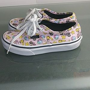 Little girls Mario Kart edition Vans little girls